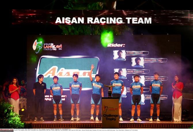 Aisan Racing Team at the Tour de Langkawi team presentation