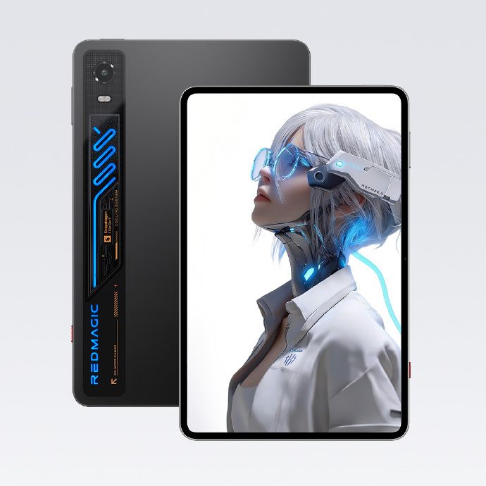 RedMagic teases its next gaming tablet, the Gaming Tablet 5 Pro, on Weibo, showcasing it in white and black, and stating it features "water cooling."