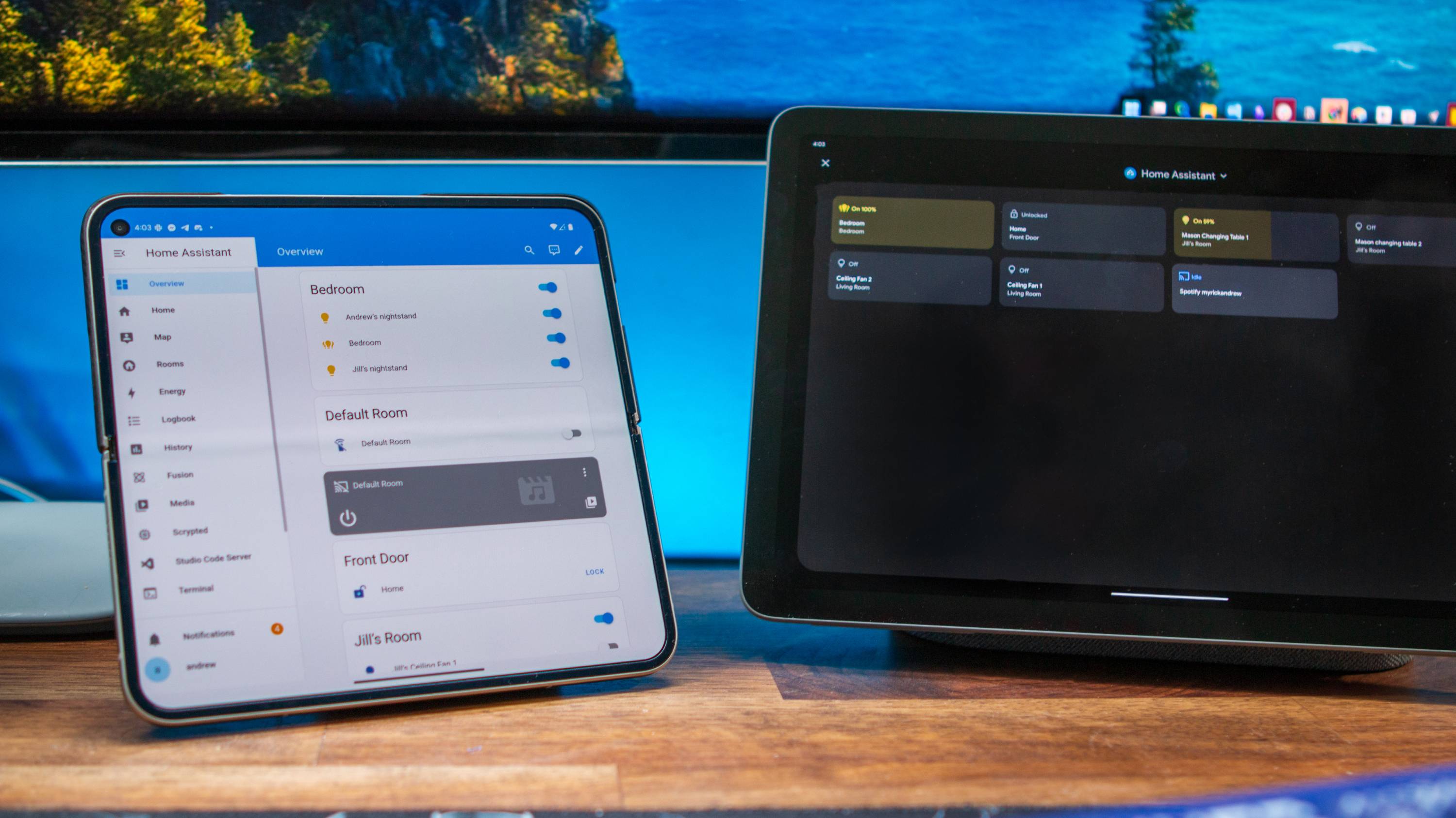 Home Assistant on Pixel 9 Pro Fold and Pixel Tablet