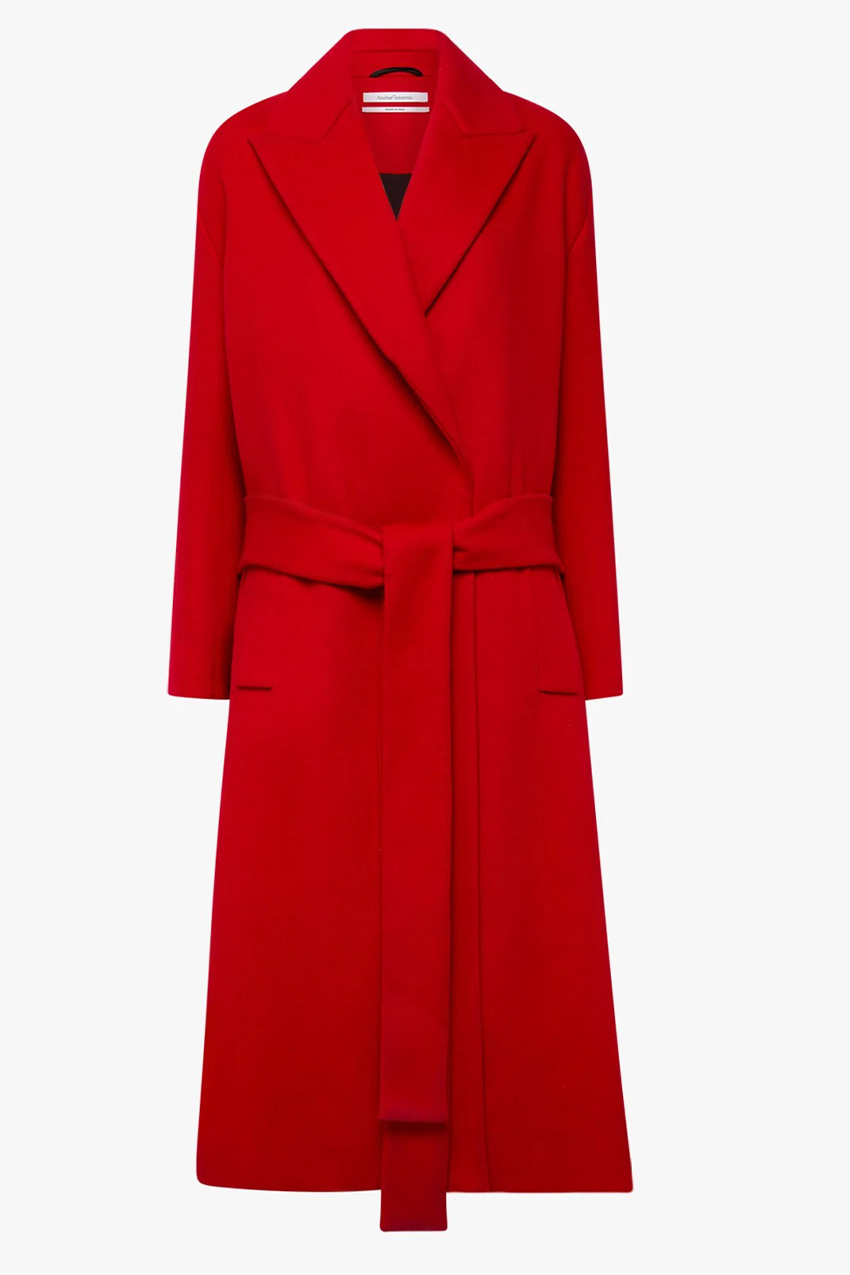 Another Tomorrow Cashmere Wrap Coat
