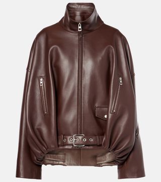 Balloon Leather Jacket