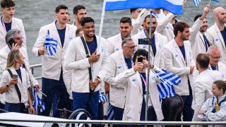 Giannis Antetokounmpo at the Paris Olympics 2024