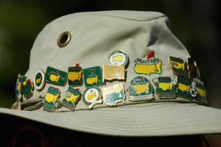 You'd wear your hat with pride too if you had this many Masters badges