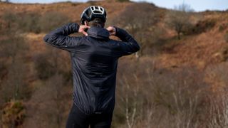 Endura GV500 Insulated jacket pictured from behind