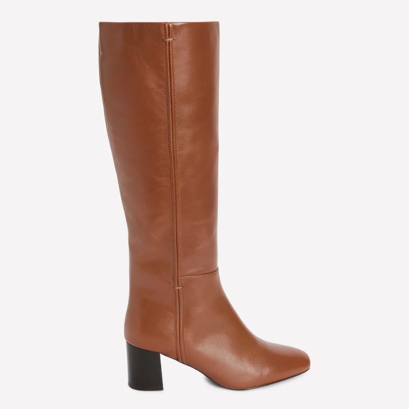 Boden, Cat Deeley's tan leather knee high boot