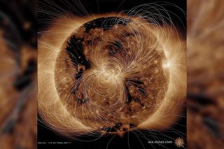 Massive blasts of plasma can launch forth when the sun's magnetic field lines tangle, break and recombine.