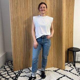 marie claire editor jeans