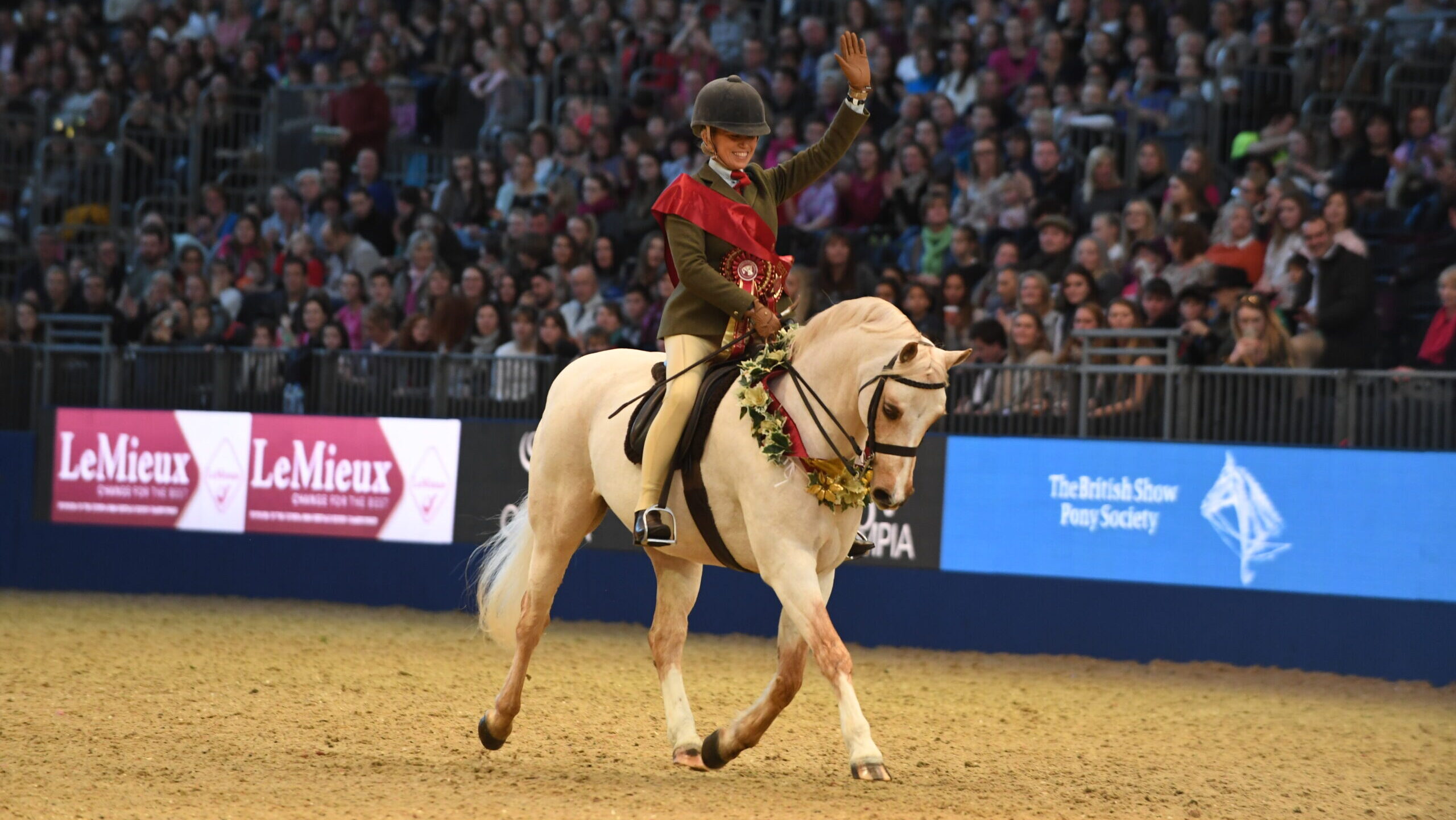 Cadlanvalley Sandpiper and Katy Marriott Payne win Olympia.