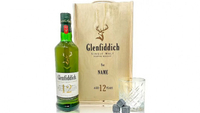 Personalised Glenfiddich 12 Year Old Single Malt Scotch Whisky Gift Set