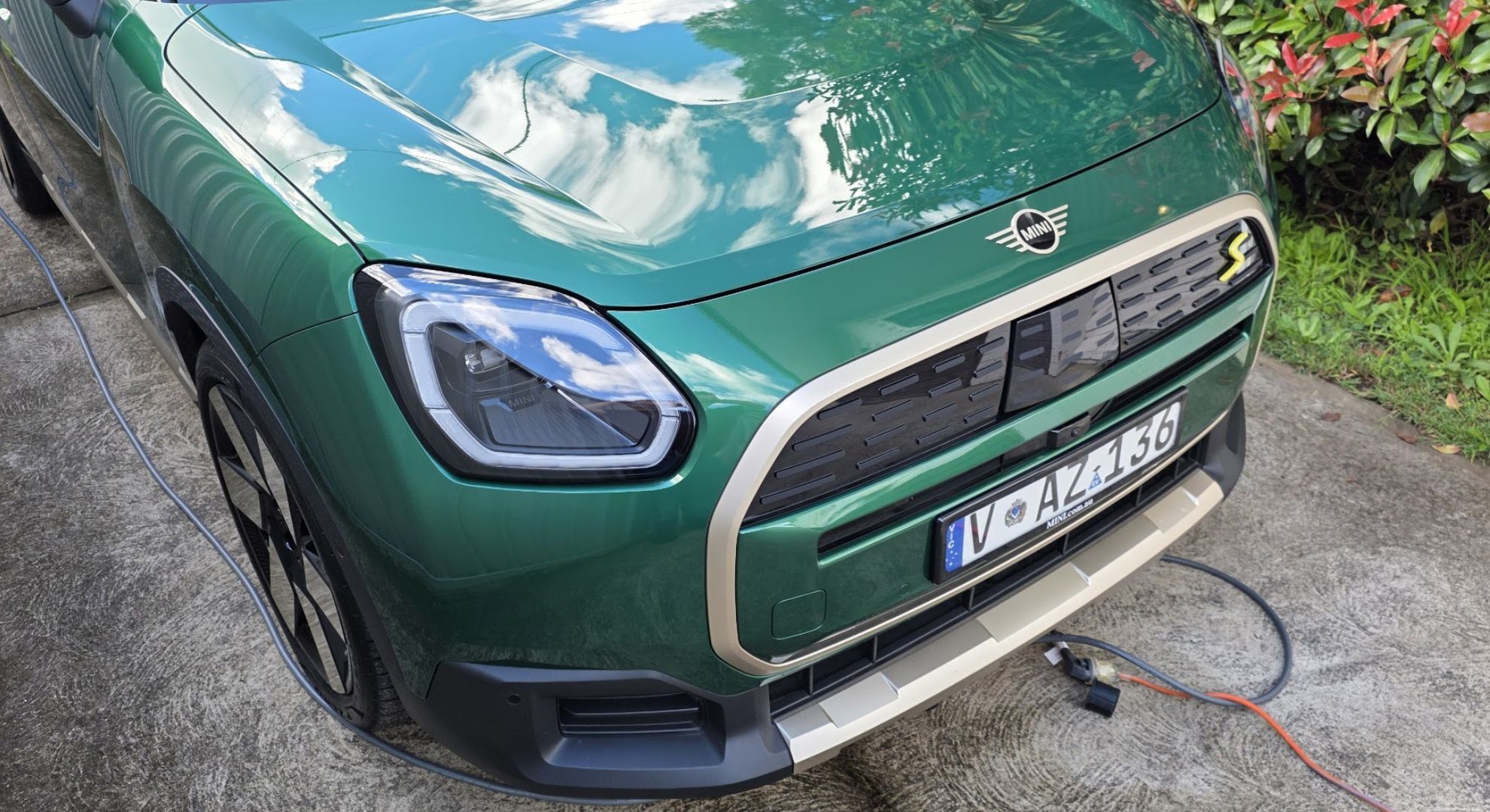 The front of the Mini Countryman