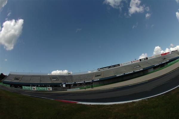 Iron Maiden were the first band to play a concert at the Assen circuit, they performed here in 2008
