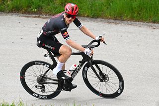 LIENZ AUSTRIA APRIL 25 Michael Storer of Australia and Tudor Pro Cycling Team competes in the chase group during the 45th Tour of the Alps 2025 Stage 5 a 1127km stage from Lienz to Lienz on April 25 2025 in Lienz Austria Photo by Tim de WaeleGetty Images