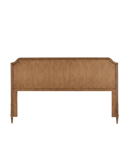 Corinne Queen Mahogany Wood Bedroom Headboard