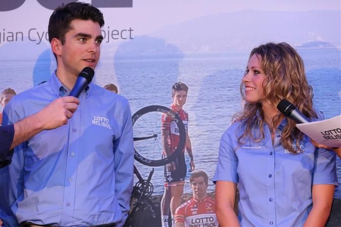 Tony Gallopin and Marion Rousse