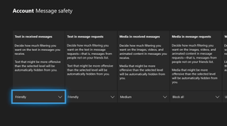 Xbox;s new content filtering settings