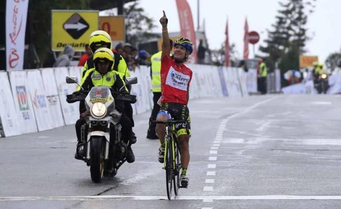 Julian Moreno Arredondo (Nippo - De Rosa) takes the biggest win of his career at Genting