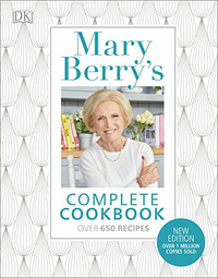 3. Mary Berry's Complete Cookbook
RRP: £23.45
Available in hardcover and Kindle Edition
For more bang for your buck opt for Mary Berry's Complete Cookbook. It contains over 1,000 of Mary's best tried and tested recipes. It's a cookery bible to turn to for any occasion, from a simple healthy family dinner to an impressive blow-out dinner party meal. This book has it all. Worth the money with over 650 recipes to choose from.