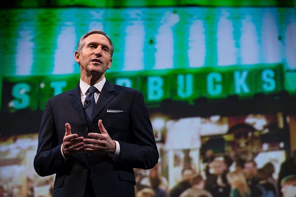 Starbucks CEO Howard Schultz.