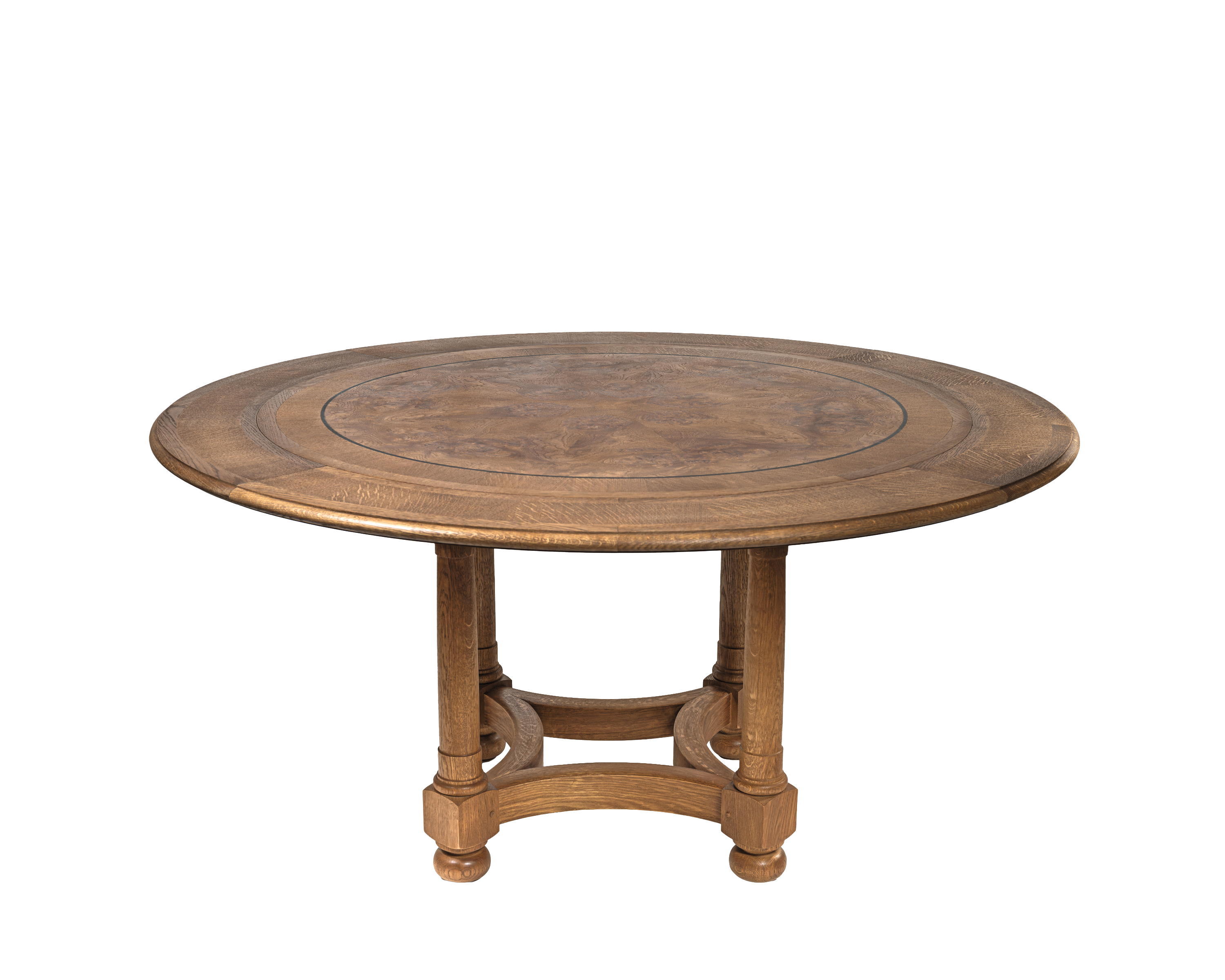 Radial Marshcourt table designed by Lutyens Furniture and Lighting