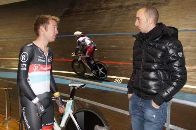 Jelle Vanendert and Jan Bakelants catch up
