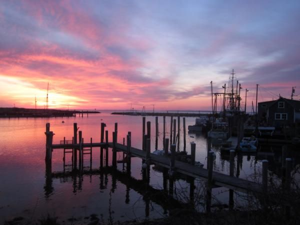 Sunset in Menemsha, Massachusetts