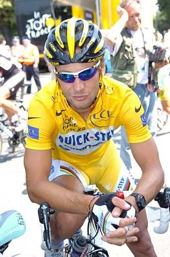 The man in yellow: Tom Boonen