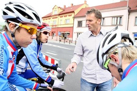 Trainer of Czech team, Frantisek Trkal