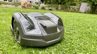 Husqvarna Automower 305E NERA on tester's lawn