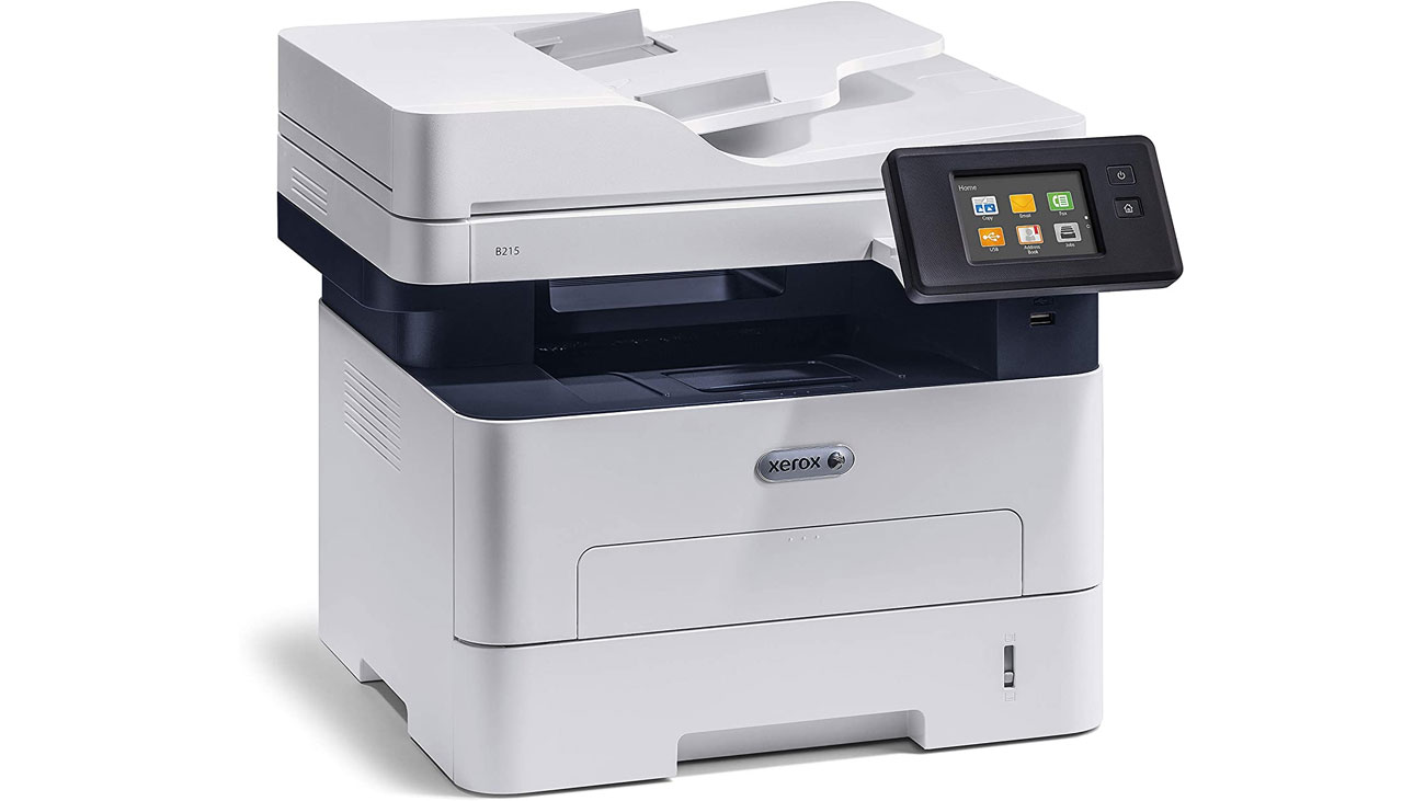 Product shot of Xerox B215 laser printer