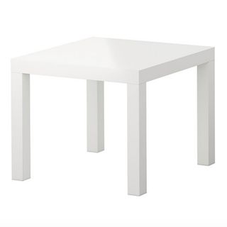 white coloured wooden table