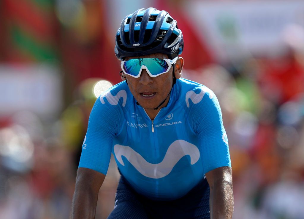 Movistar's Colombian cyclist Nairo Quintana