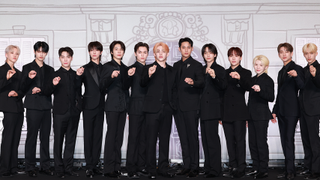 SEVENTEEN attends SEVENTEEN Best Album '17 Is Right Here' Press Conference at Conrad Seoul in Yeongdeungpo-gu on April 29, 2024 in Seoul, South Korea.