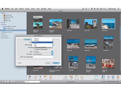 iphoto 9.6.1 export to quicktime
