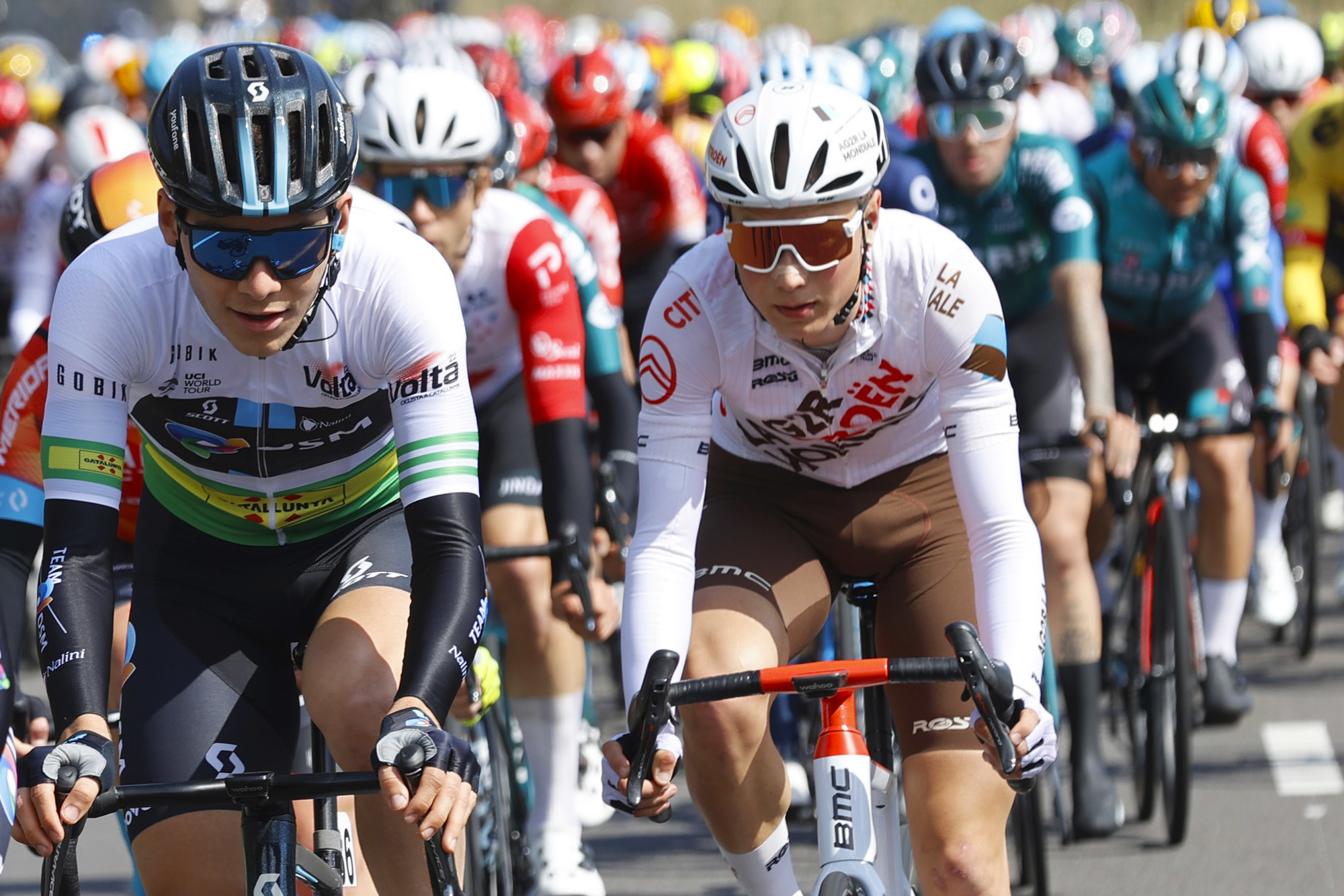 Volta Ciclista a Catalunya 2022 - 101st Edition - 3rd stage Perpinya - La Molina 161 km - 23/03/2022 - Jonas Hvideberg (NOR - Team DSM) - photo Luis Angel Gomez/SprintCyclingAgencyÂ©2022