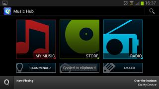 Samsung's Music Hub opens up a world of tunes for the Note II user