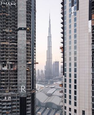 Downtown Dubai Development of its high rise buildings