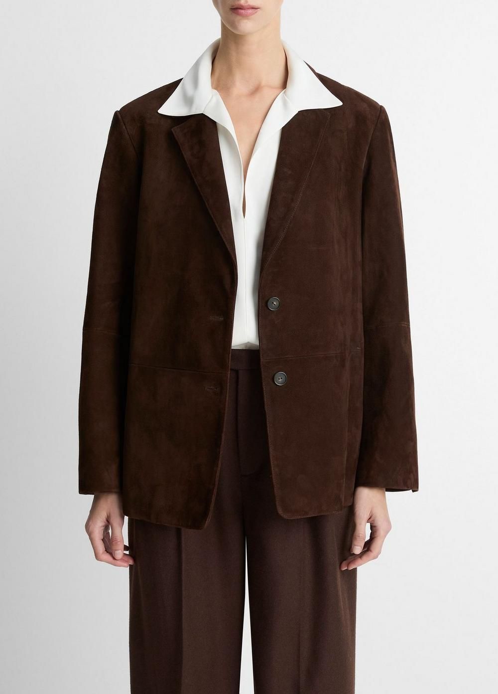 Suede Blazer