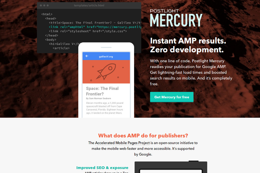 web design tools: postlight mercury