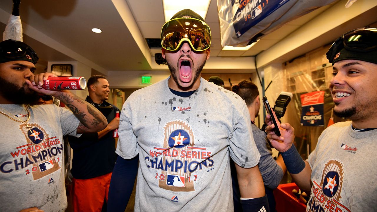 Carlos Correa Houston Astros World Series 2017