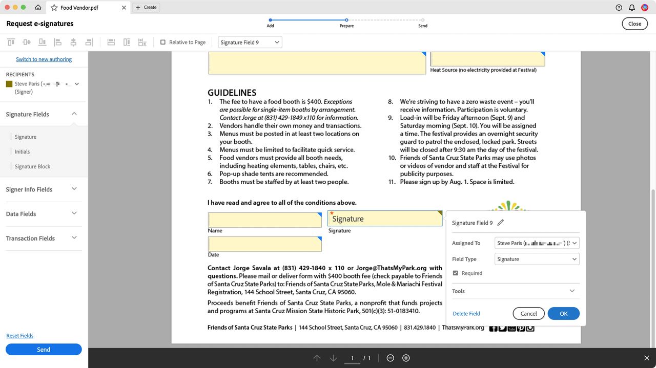 Adobe Acrobat Reader screenshot during our review