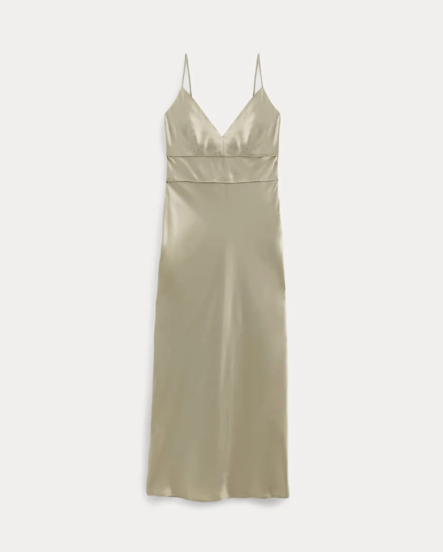 Everlane , Bias Cut Slip Dress in Silk Charmeuse
