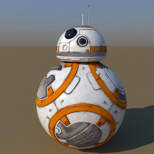 Free 3D models: BB-8