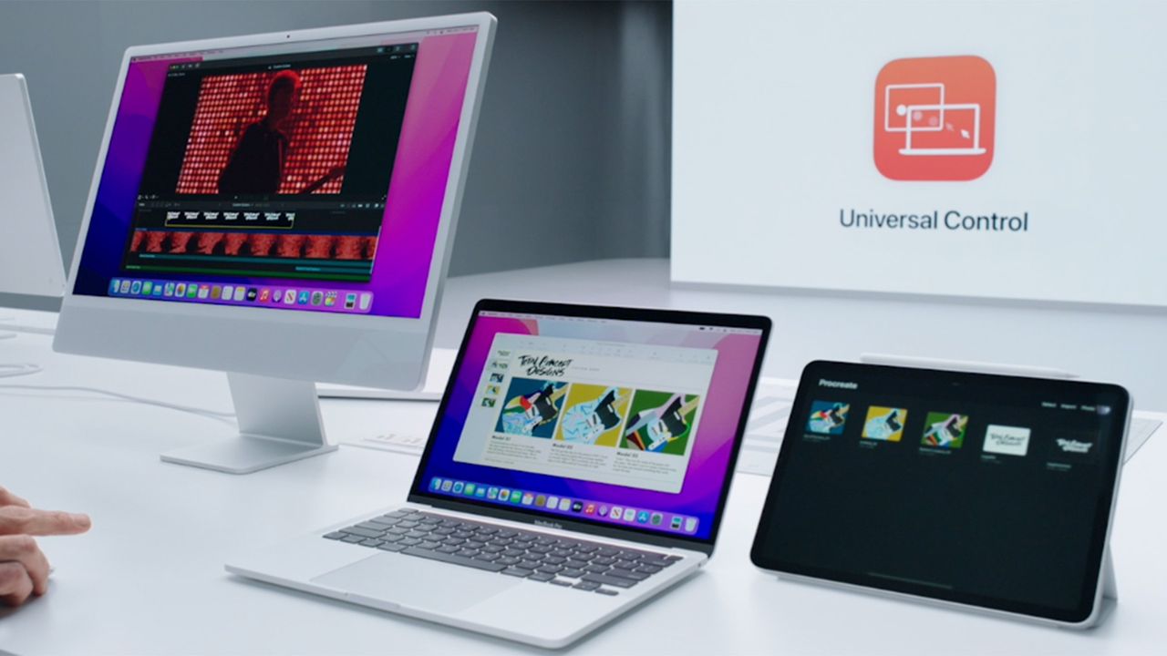Universal Control on macOS Monterey
