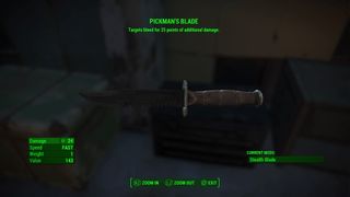 Fallout 4 Pickman's Blade