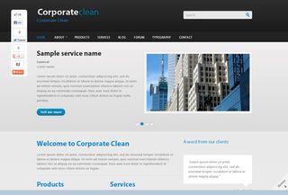 Drupal themes: Corporate Clean