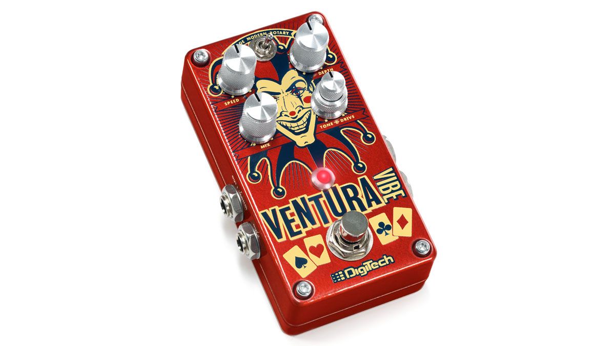 DigiTech's Ventura Vibe pedal delivers Uni-Vibe, vibrato and Leslie