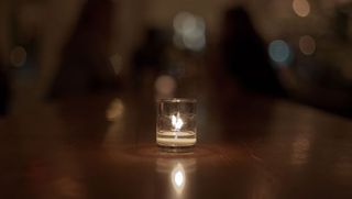 candlelit bar