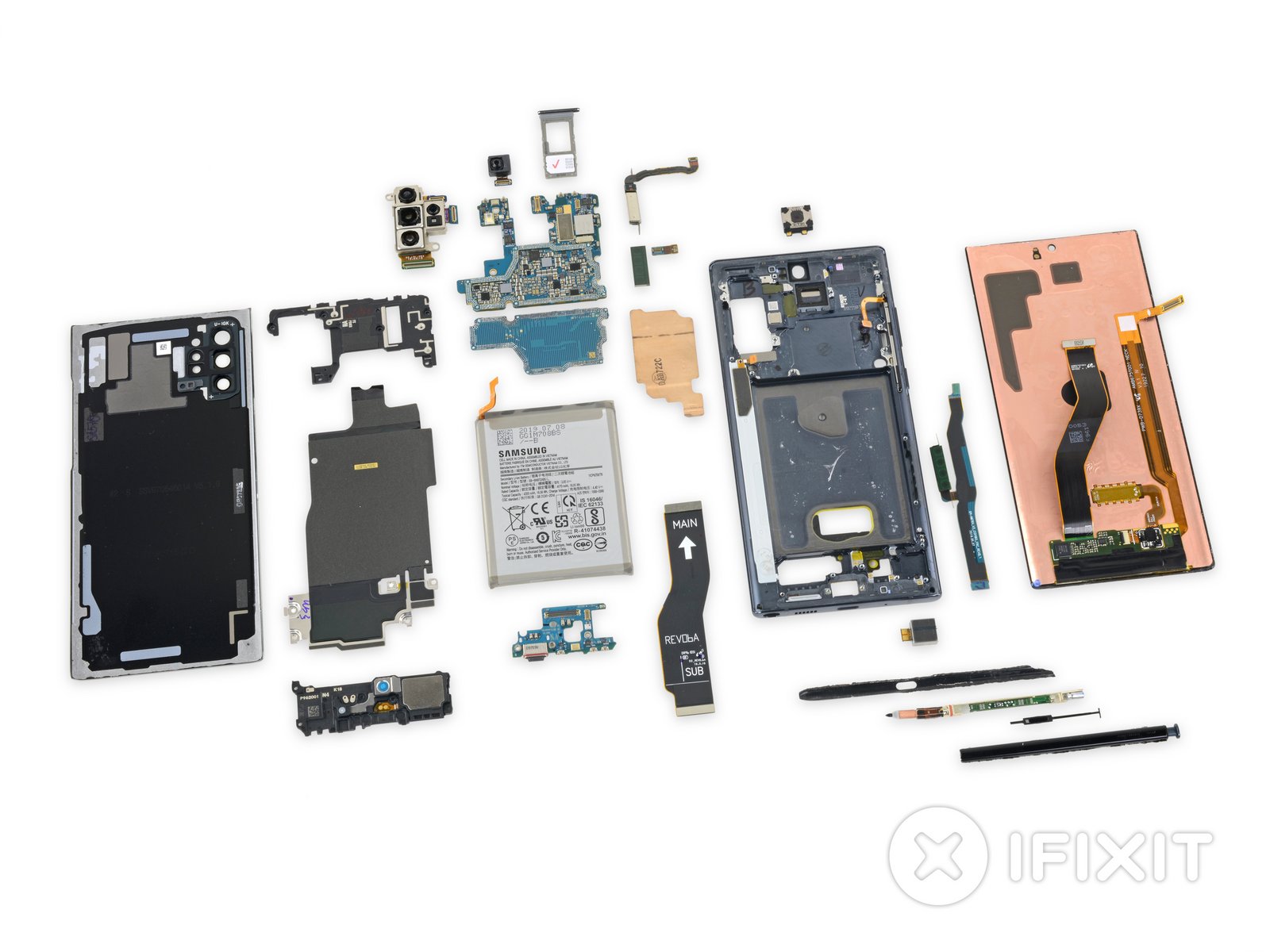 Note 10+ 5G teardown confirms it's a tricky phone to repair | Android ...