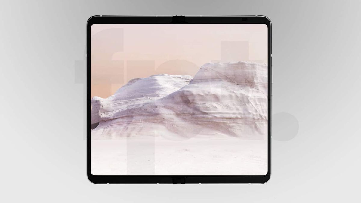 Google Pixel Fold renders
