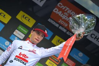 Bjorg Lambrecht won the best young riders classification in the 71st Criterium du Dauphine 2019
